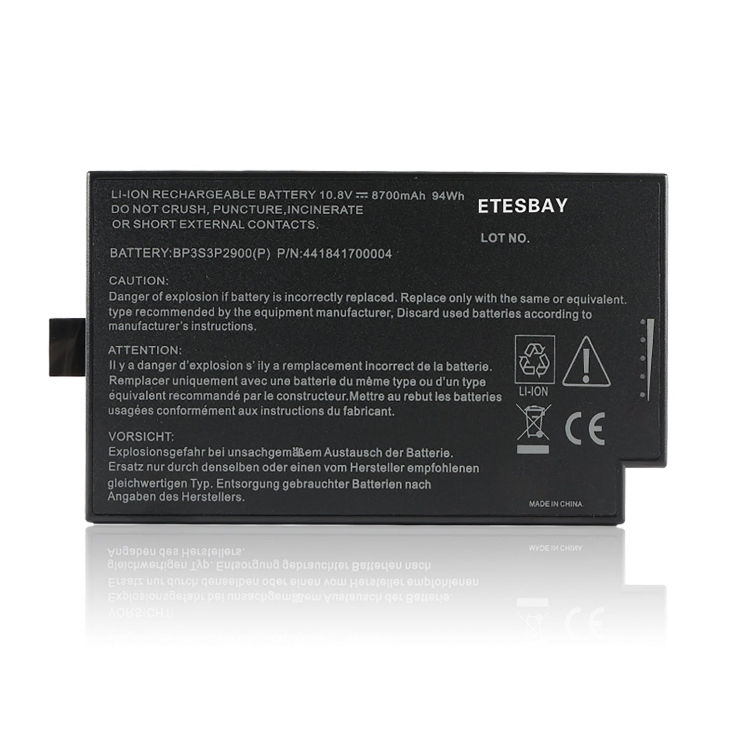 Getac Rugged Laptop Battery Replacement
