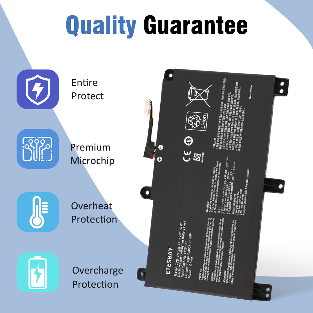 B31N1726 battery quality guarantee entire protect premium microchip overheat and overcharge protection for Asus TUF laptops