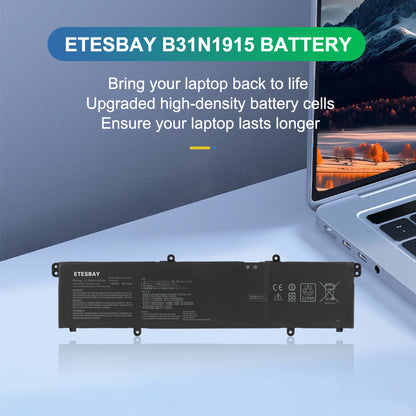 ETESBAY B31N1915 battery upgraded high-density cells bring ExpertBook back to life longer lasting performance replacement
