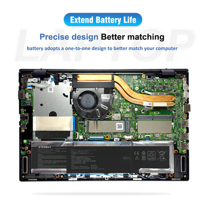 B31N1915 battery installed inside Asus ExpertBook one-to-one design matching original fit for easy replacement installation