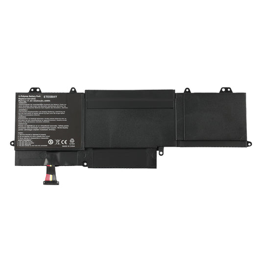 C23-UX32 Li-Polymer battery white back view C23-UX32 7.4V 6520mAh 48Wh CE certified for Asus VivoBook U38 ZenBook UX32