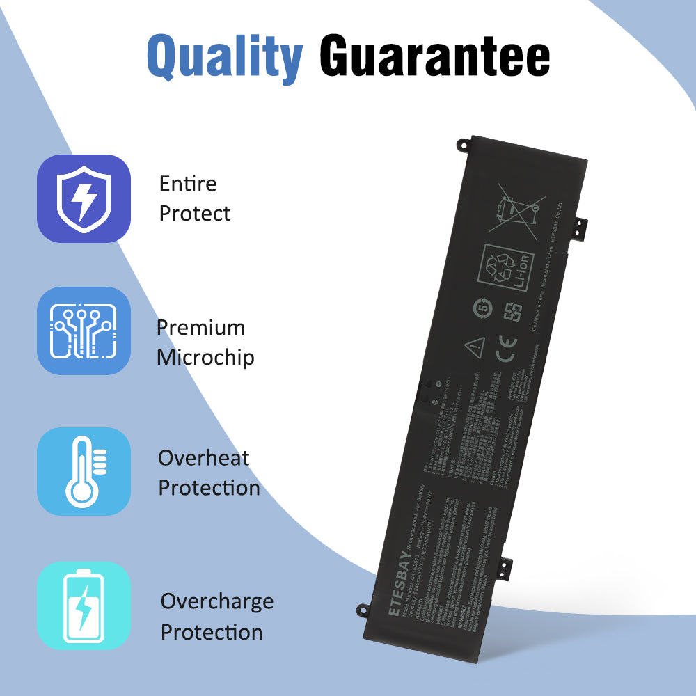 C41N2013 battery entire protect premium microchip overheat and overcharge protection for Asus ROG gaming laptops safety