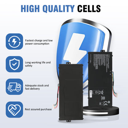 AP19A8K battery dual angle display high quality cells fast charge low power consumption long life safety for Acer