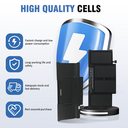 A1496 battery dual angle display high quality cells fast charge low power consumption long life safety for MacBook Air