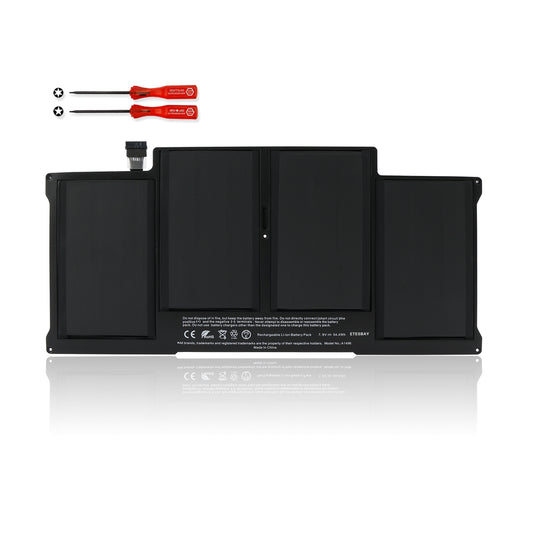 ETESBAY A1496 Li-ion battery white background with screwdriver tools model A1496 7.6V 54.4Wh CE FC certified for MacBook Air