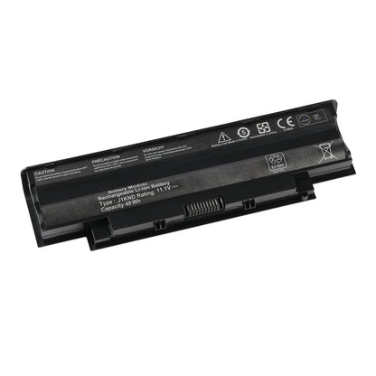 J1KND replacement laptop battery label showing 11.1V 48Wh rating, serial code and Made in Korea cell marking