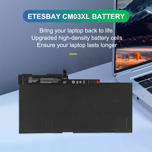 CM03XL battery high density cells upgrade for HP EliteBook ZBook laptop computer 50Wh