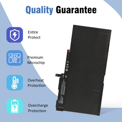 CM03XL battery safety features overcharge overheat protection for HP EliteBook ZBook replacement