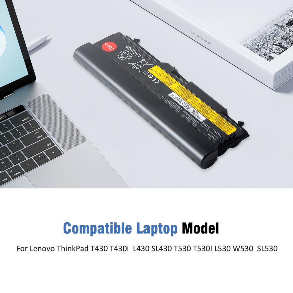 T430 45N1007 replacement battery compatible with Lenovo ThinkPad T430 T530 L430 W530 SL530 Series