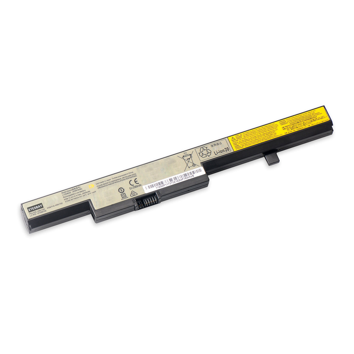 ETESBAY M4450 L12S4E55 replacement battery for Lenovo B40 B50 N40 N50 series, 14.8V/14.4V 41Wh 2800mAh.