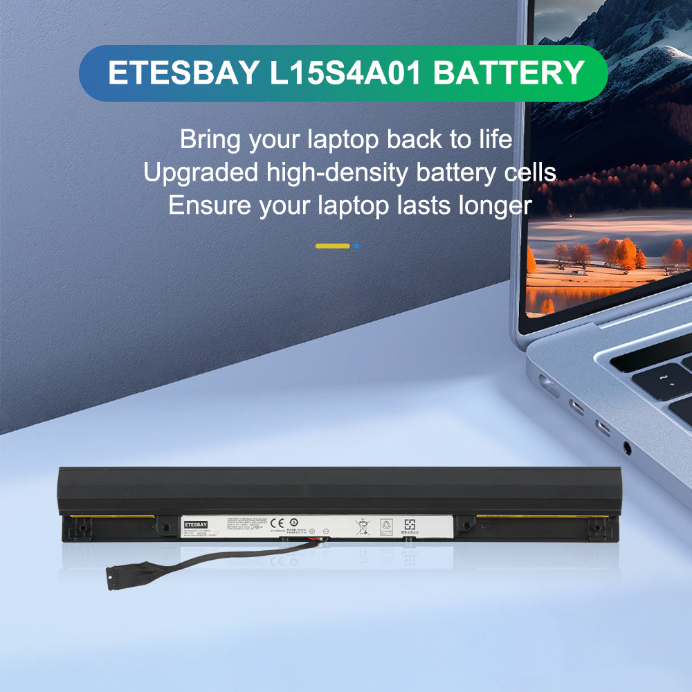 ETESBAY L15L4A01 Laptop battery For Lenovo Ideapad V4400 300-14 300-15