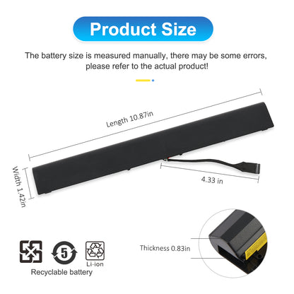 L15L4A01 Laptop battery For Lenovo Ideapad V4400 300-14 300-15 - Product Size