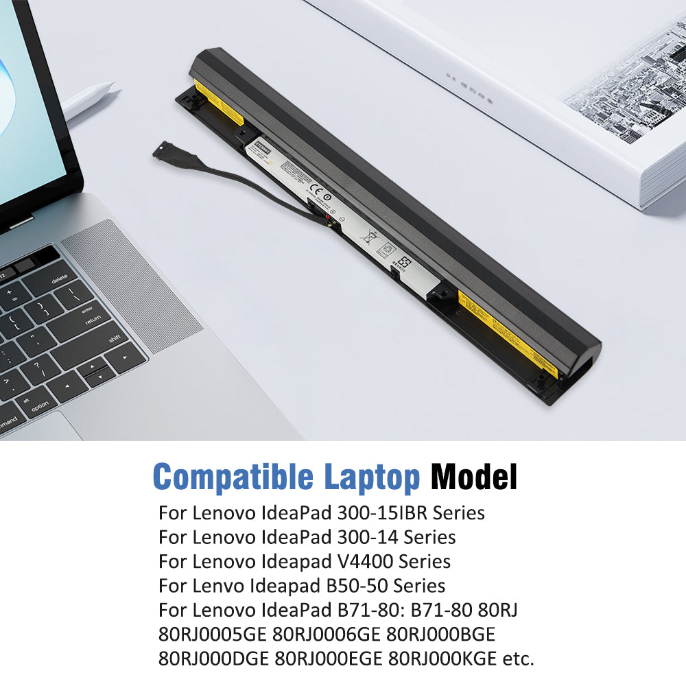 L15L4A01 Laptop battery For Lenovo Ideapad V4400 300-14 300-15 - Compatible Laptop Model