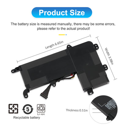 L16M4PB0 Replacement Battery For Lenovo Y720-15lkb Legion Y720-15i - Product Size