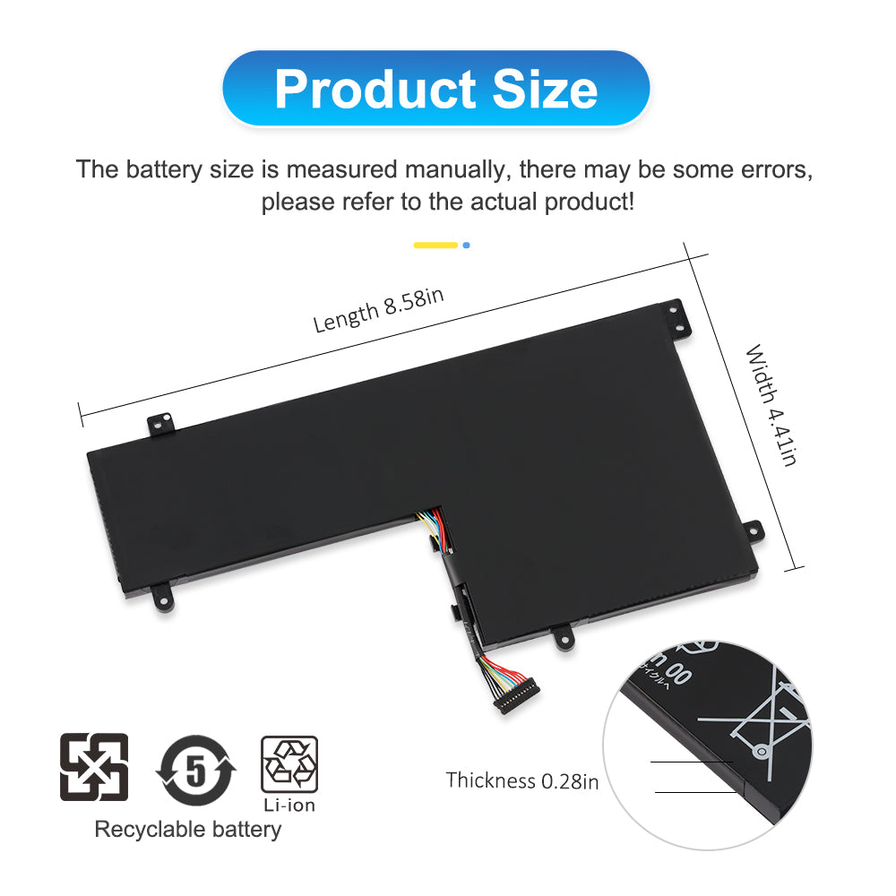 L17C3PG2 product details: 11.55V 57Wh 4965mAh Li-ion specs with gold plated connector for stable current transport