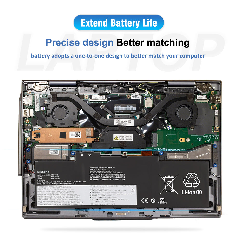 Lenovo-L22B3P73-11.7V-57Wh-Laptop-Battery