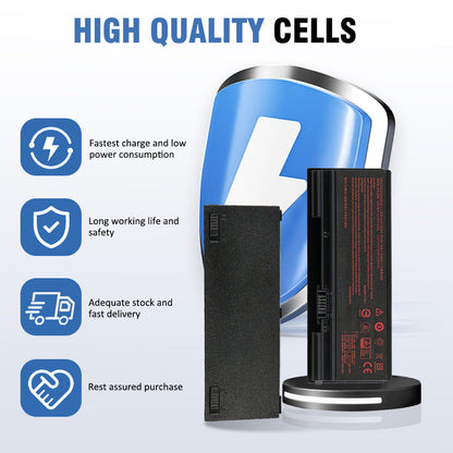 NH50BAT-4 Li-ion battery front and back dual angle display featuring high quality cells with fast charge and long life